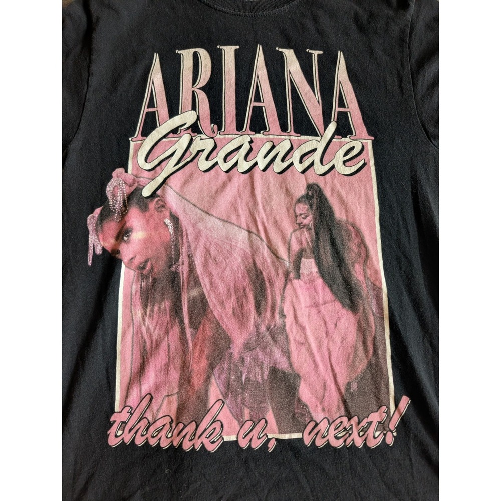 Ariana Grande Sweetener World Tour 2019 T-Shirt Black Small Thank U Next Graphic